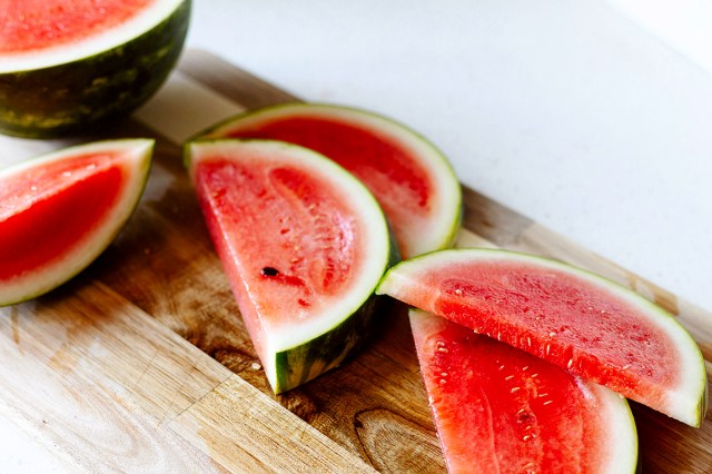 cut up watermelon 