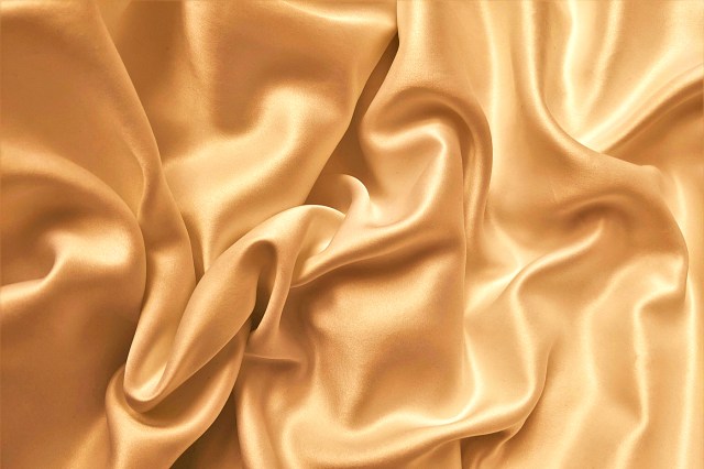 gold silk close up 