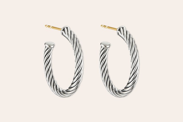 David Yurman Cable Hoop Earrings
