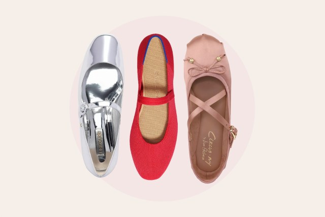 3 ballet flats