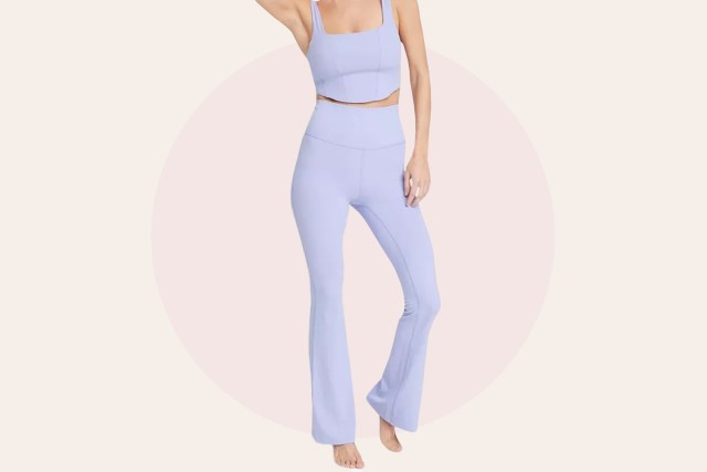 Target All In Motion Everyday Soft Ultra High-Rise Flare Leggings and Everyday Soft Medium Support Corset Bra