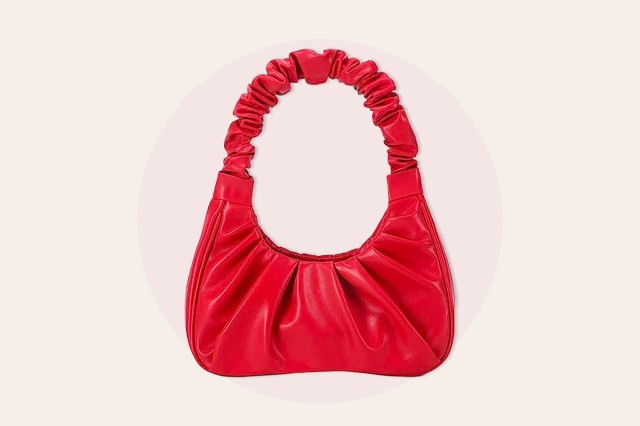 Red, clutch purse