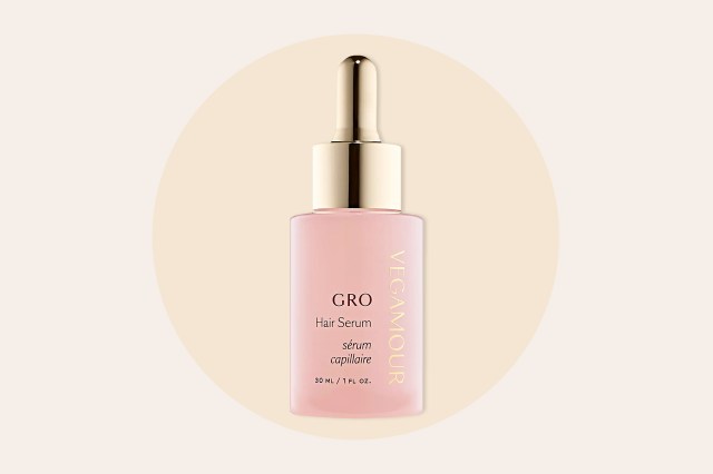 Pink beauty product bottle