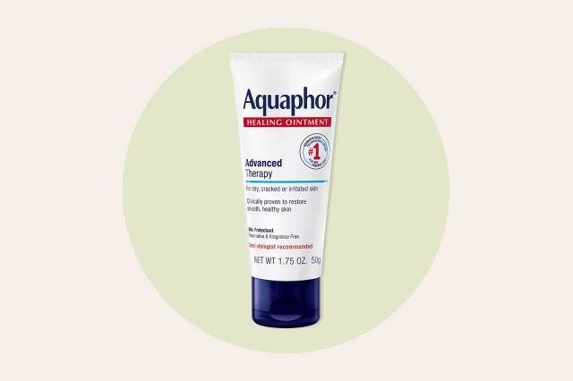 Tube of Aquaphor healing ointment