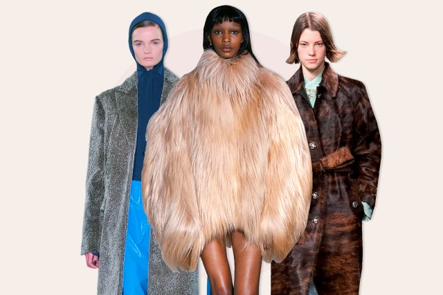 Faux fur coats