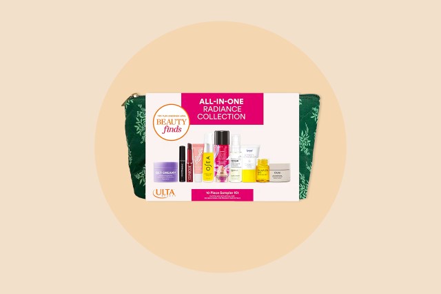 Beauty product sampler bag