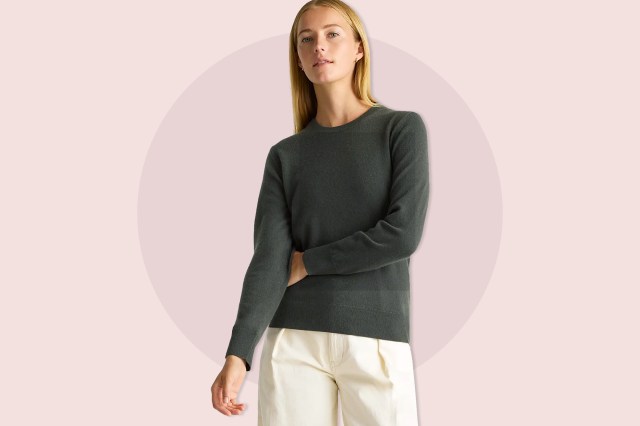 Quince Mongolian Cashmere Crewneck Sweater