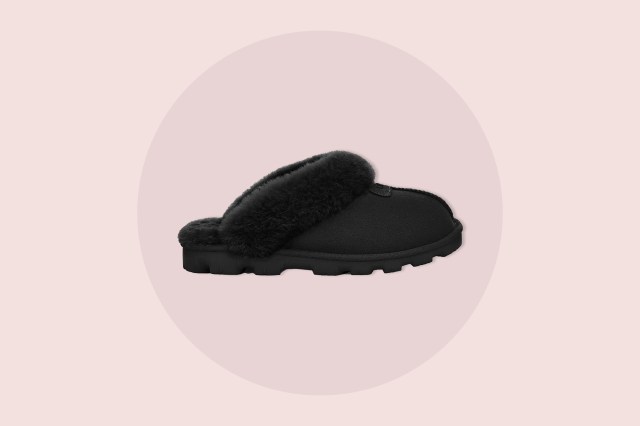 black slippers