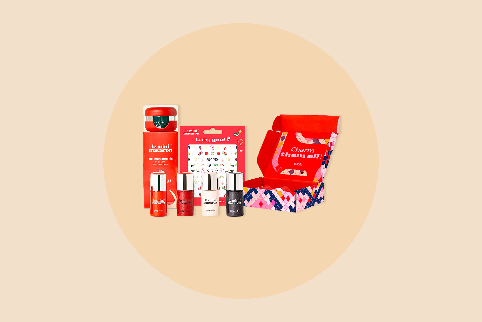 Le Mini Macaron Snake Goddess & Cherry Red Mini Kit Bundle