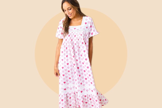 PrintFresh Nashville Nights Nightgown in Candy Hearts